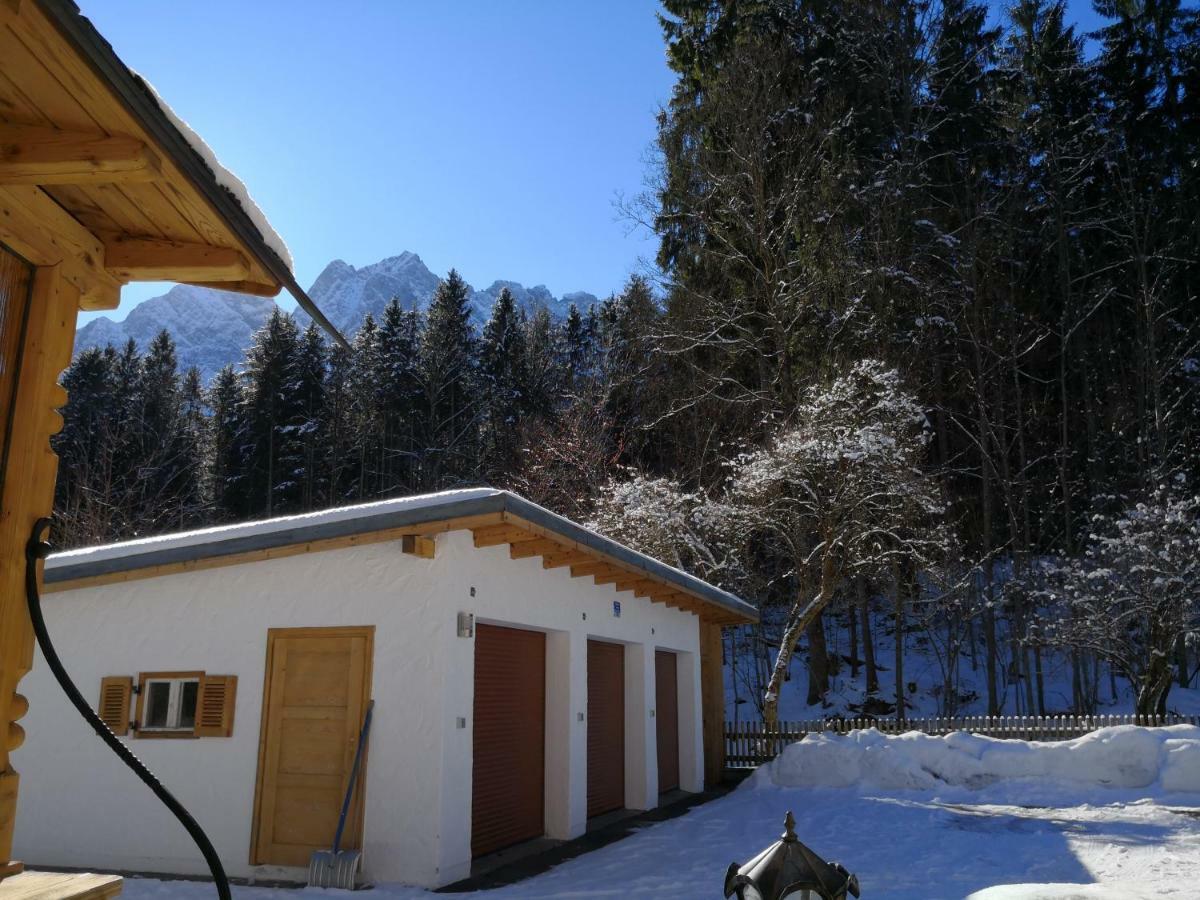 Ferienhaus Badersee Grainau Buitenkant foto