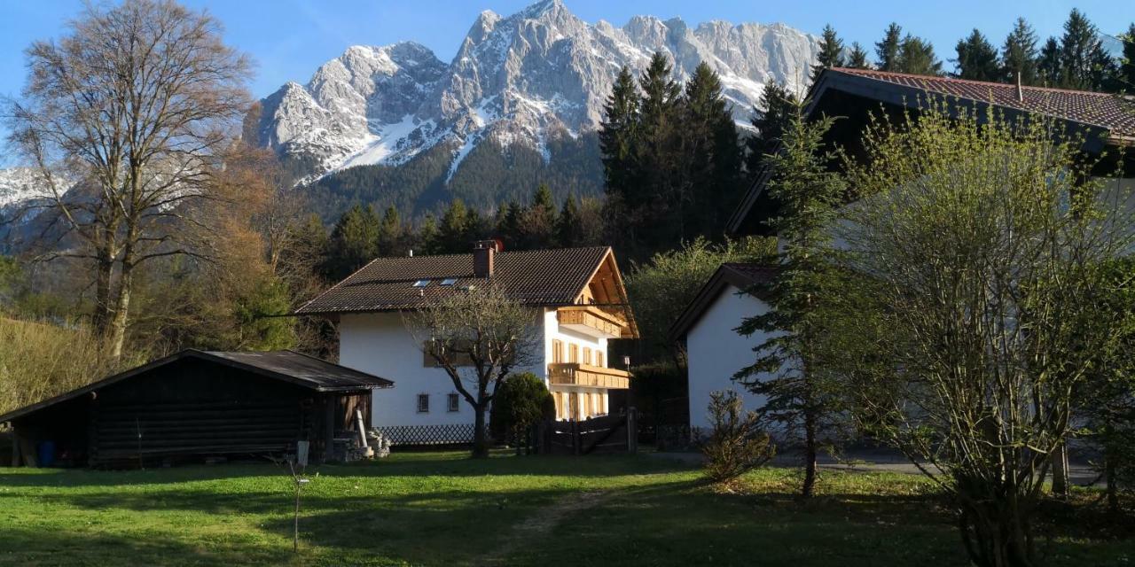 Ferienhaus Badersee Grainau Buitenkant foto